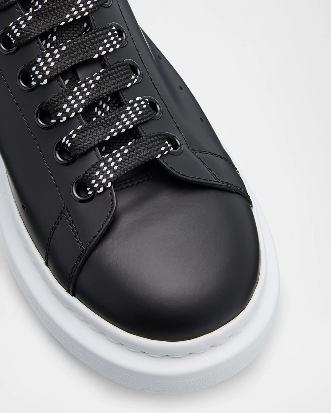 McQueen Men's Leather Oversized Sneakers