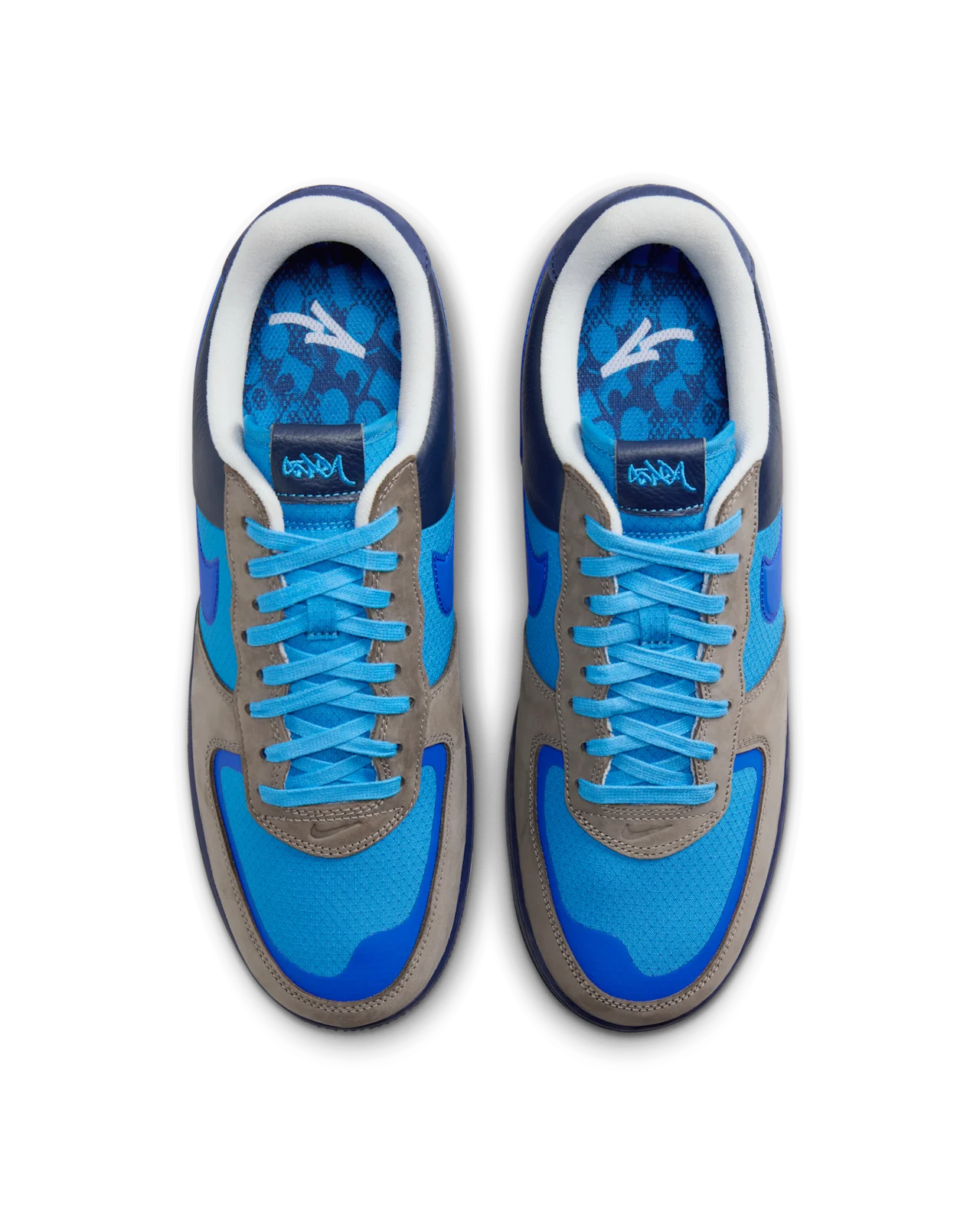 Air Force 1 Low x Stash Soft Grey and Harbor Blue