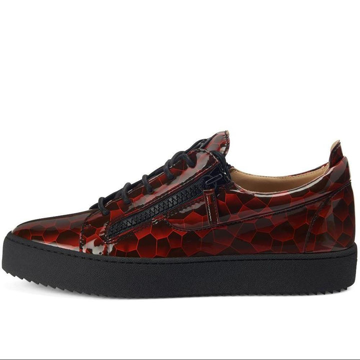 Giuseppe Zanotti Frankie geometric-pattern glazed sneakers