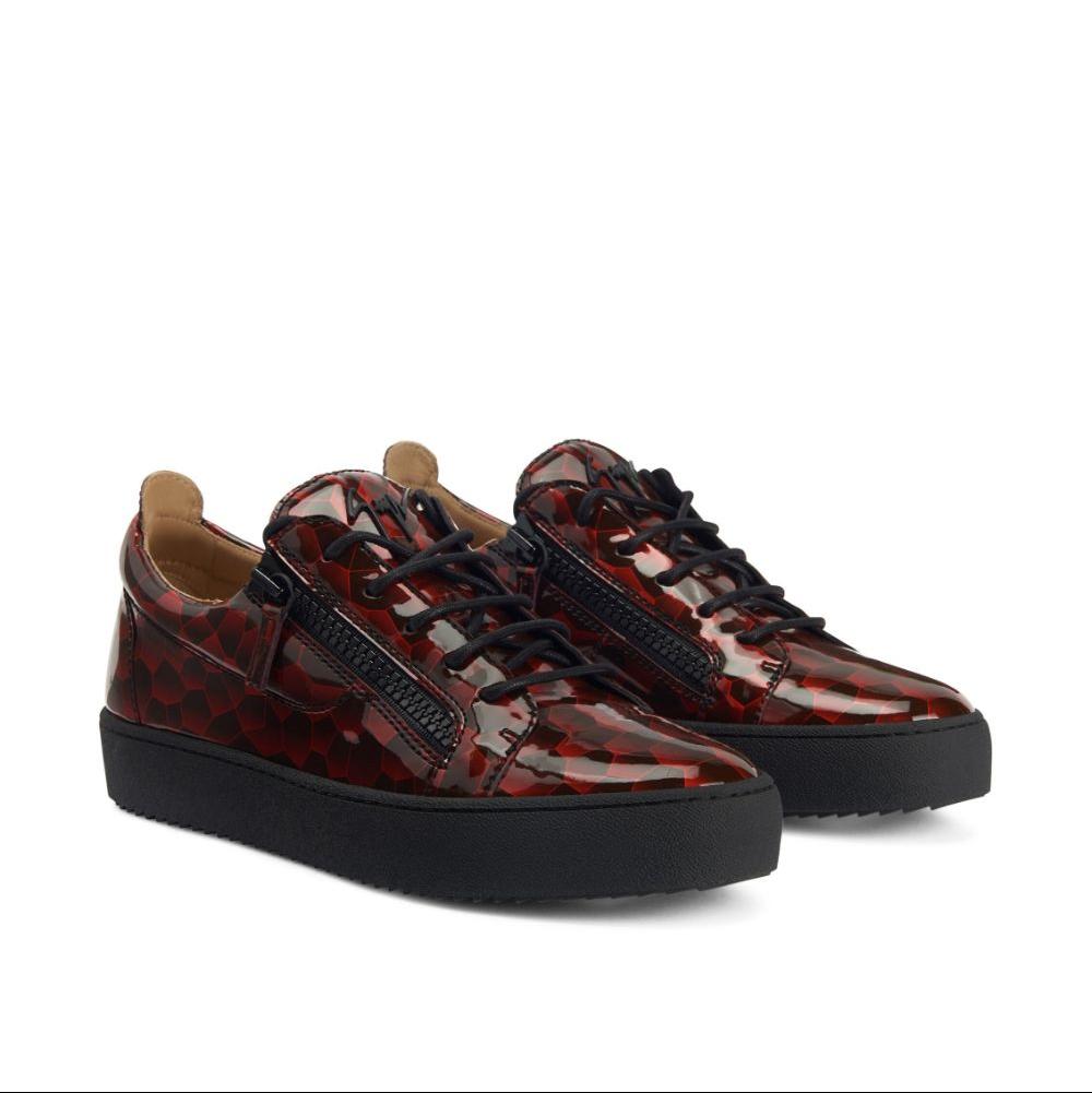 Giuseppe Zanotti Frankie geometric-pattern glazed sneakers