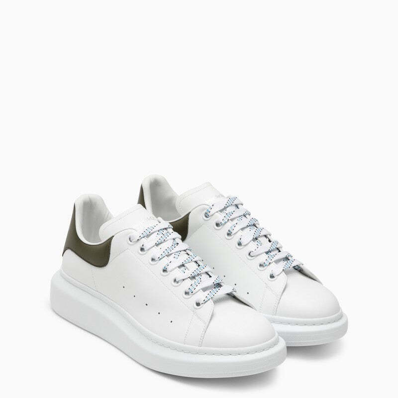 Alexander Mcqueen Oversized Sneaker White Khaki