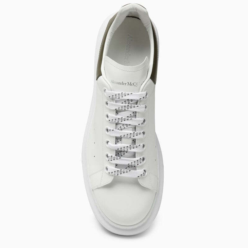 Alexander Mcqueen Oversized Sneaker White Khaki