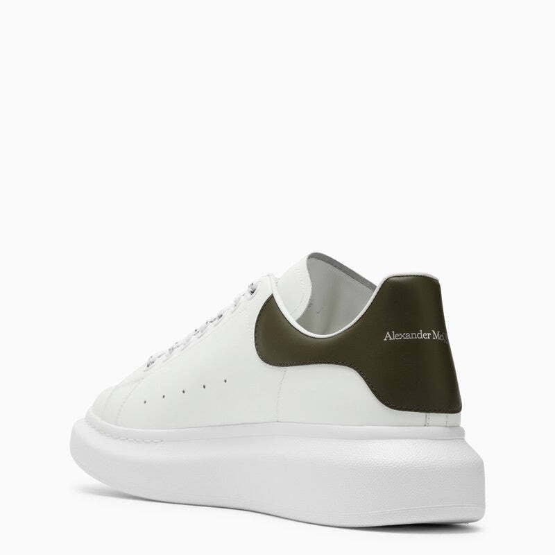 Alexander Mcqueen Oversized Sneaker White Khaki