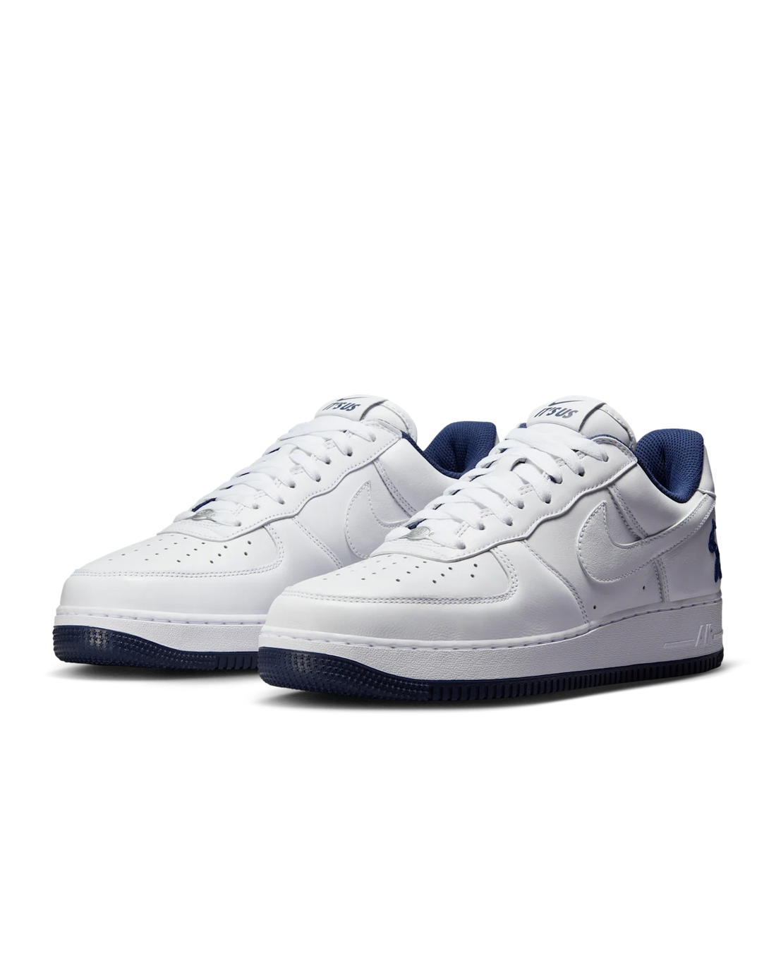 Nike Us Force 1 White and Midnight Navy